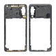 Samsung Galaxy A7 A750F (2018) - Középső Keret (Midnight Black) - GH98-43585A Genuine Service Pack