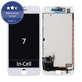 Kijelző In-Cell iPhone 7, White, Érintőüveg kerettel, FixPremium