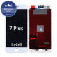 Kijelző In-Cell iPhone 7 Plus, White, Érintőüveg kerettel, FixPremium