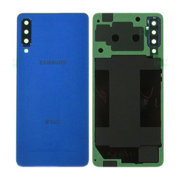 Samsung Galaxy A7 A750F (2018) - Akkumulátor Fedőlap (Blue) - GH82-17829D Genuine Service Pack