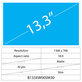 13.3 LCD Slim Matt 30 pin HD