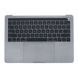 Apple MacBook Pro 13" A1706 (Late 2016 - Mid 2017) - Felső Billentyűzet Keret + Billentyűzet US + Mikrofon + Trackpad + Hangszórók