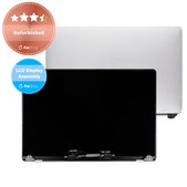 Apple MacBook Pro 15" A1707 (Late 2016 - Mid 2017) - LCD Kijelző + Előlapi Üveg + Fedőlap (Silver) Refurbished