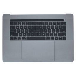 Apple MacBook Pro 15" A1707 (Late 2016 - Mid 2017) - Felső Billentyűzet Keret + Billentyűzet US + Mikrofon + Trackpad + Hangszórók