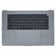 Apple MacBook Pro 15" A1707 (Late 2016 - Mid 2017) - Felső Billentyűzet Keret + Billentyűzet US + Mikrofon + Trackpad + Hangszórók