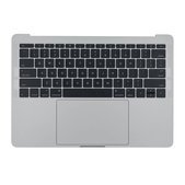 Apple MacBook Pro 13" A1708 (Late 2016 - Mid 2017) - Billentyűzet US + Mikrofon + Trackpad + Hangszórók (Silver)