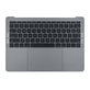 Apple MacBook Pro 13" A1708 (Late 2016 - Mid 2017) - Felső Keret Billentyűzet + Billentyűzet US + Mikrofon + Trackpad + Hangszórók (Space Gray)