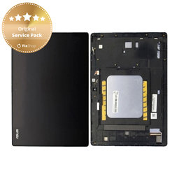 Asus ZenPad 10 Z301M (P028) - LCD Kijelző + Érintőüveg + Keret (Gray - Silver) Genuine Service Pack