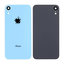 Apple iPhone XR - Hátsó Ház Üveg + Hátlapi Kameralencse Üveg (Blue)