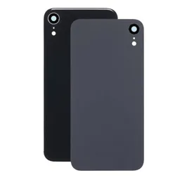 Apple iPhone XR - Hátsó ház üveg + Hátlapi Kameralencse Üveg (Black)