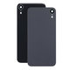 Apple iPhone XR - Hátsó ház üveg + Hátlapi Kameralencse Üveg (Black)