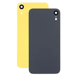Apple iPhone XR - Hátsó Ház Üveg + Hátlapi Kameralencse Üveg (Yellow)