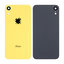 Apple iPhone XR - Hátsó Ház Üveg + Hátlapi Kameralencse Üveg (Yellow)
