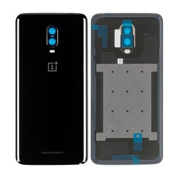 OnePlus 6T - Akkumulátor Fedőlap (Mirror Black) - 2011100043 Genuine Service Pack
