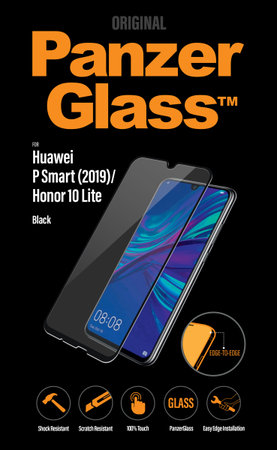 PanzerGlass - Edzett Üveg - Huawei P Smart 2019, P Smart+ 2019, Honor 10 Lite és Honor 10i, fekete