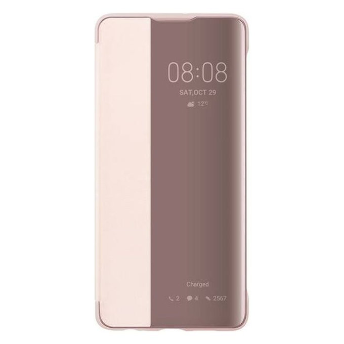 Huawei - Tok SmartView - Huawei P30, rózsaszín