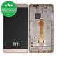 Huawei Mate S - LCD Kijelző + Érintőüveg + Keret (Gold) TFT