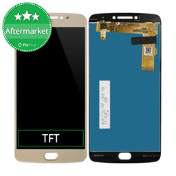 Motorola Moto E4 Plus XT1771 - LCD Kijelző + Érintőüveg (Gold) TFT