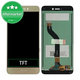 Huawei P9 lite (2017), Honor 8 Lite - LCD Kijelző + Érintőüveg (Gold) TFT