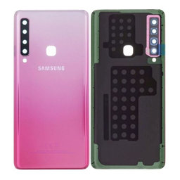 Samsung Galaxy A9 (2018) - Akkumulátor Fedőlap (Bubblegum Pink) - GH82-18234C, GH82-18239C Genuine Service Pack