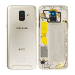 Samsung Galaxy A6 A600 (2018) - Akkumulátor Fedőlap (Gold) - GH82-16423D Genuine Service Pack