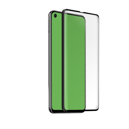 SBS - Edzett Üveg 4D Full Glass - Huawei P30 Lite, fekete