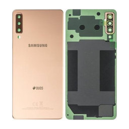Samsung Galaxy A7 Duos A750F (2018) - Akkumulátor Fedőlap (Gold) - GH82-17833C Genuine Service Pack