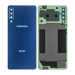 Samsung Galaxy A7 A750F (2018) - Akkumulátor Fedőlap (Blue) - GH82-17833D Genuine Service Pack