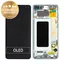 Samsung Galaxy S10 Plus G975F - LCD Kijelző + Érintőüveg + Keret (Prism Green) - GH82-18849E, GH82-18834E, GH82-18857E Genuine Service Pack