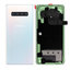 Samsung Galaxy S10 Plus G975F - Akkumulátor Fedőlap (Prism White) - GH82-18406F Genuine Service Pack