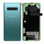Samsung Galaxy S10 Plus G975F - Akkumulátor Fedőlap (Prism Green) - GH82-18406E Genuine Service Pack