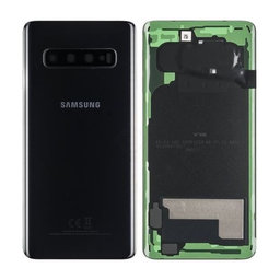 Samsung Galaxy S10 G973F - Akkumulátor Fedőlap (Prism Black) - GH82-18378A Genuine Service Pack