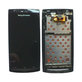 Sony Xperia Arc S LT15i - LCD Kijelző + Érintőüveg + Keret (Fekete)