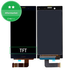 Sony Xperia X Compact F5321 - LCD Kijelző + Érintőüveg (Black) TFT