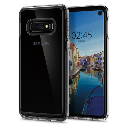 Spigen - Kristály hibrid tok Samsung Galaxy S10e készülékhez, átlátszó
