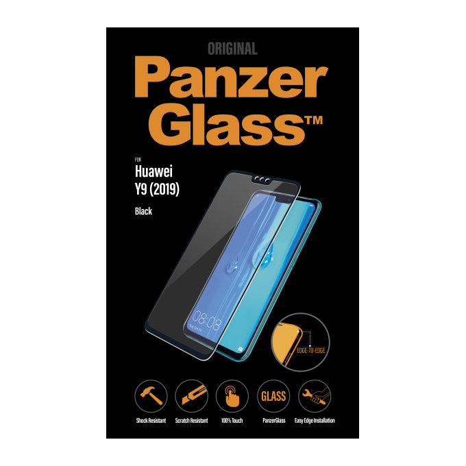 PanzerGlass - Edzett Üveg - Huawei Y9 2019, black