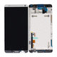 HTC One Max - LCD Kijelző + Érintőüveg + Keret (Silver) - 80H01666-01 Genuine Service Pack