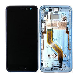 HTC U11 - LCD Kijelző + Érintőüveg + Keret (Silver) TFT