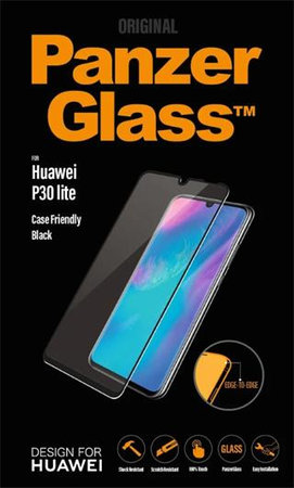 PanzerGlass - Edzett Üveg Case Friendly - Huawei P30 Lite, black