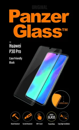 PanzerGlass - Edzett Üveg Case Friendly - Huawei P30 Pro, black