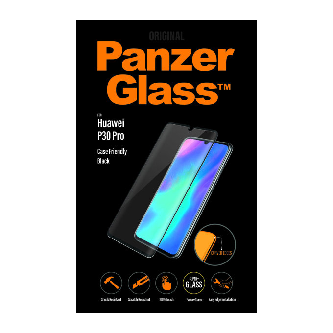PanzerGlass - Edzett Üveg Case Friendly - Huawei P30 Pro, black