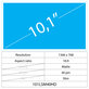 10.1 LCD Slim Matt 40 pin HD