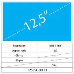 Acer Aspire Acer Aspire 5 A515-56 15.6 LCD Slim Matte 30 pin Full HD No brackets