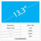 13.3 LCD Slim Matt 40 pin HD+
