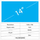 14 LCD Slim Matt 30 pin HD