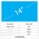 14 LCD Slim Matt 40 pin HD