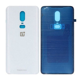 OnePlus 6 - Akkumulátor Fedőlap (Silk White)
