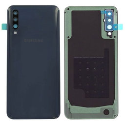 Samsung Galaxy A50 A505F - Akkumulátor Fedőlap (Black) - GH82-19229A Genuine Service Pack
