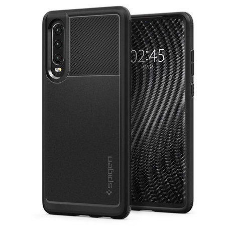 Spigen - Masszív páncél tok Huawei P30-hez, fekete