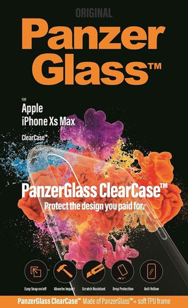 PanzerGlass - Tok ClearCase - iPhone XS Max, átlátszó